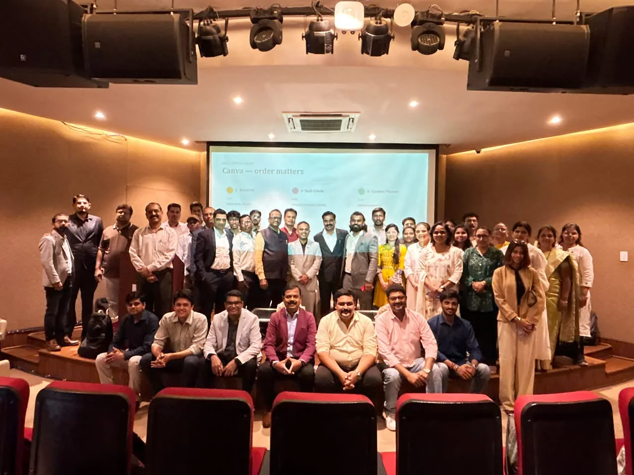 GrowthConnect Edition 1 attendees at Bhau Institute, Pune